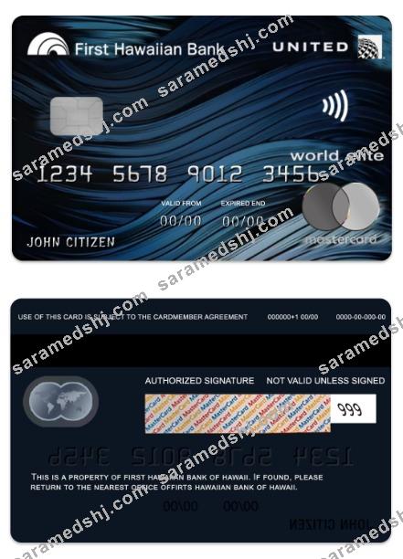 Hawaii United Credit mastercard